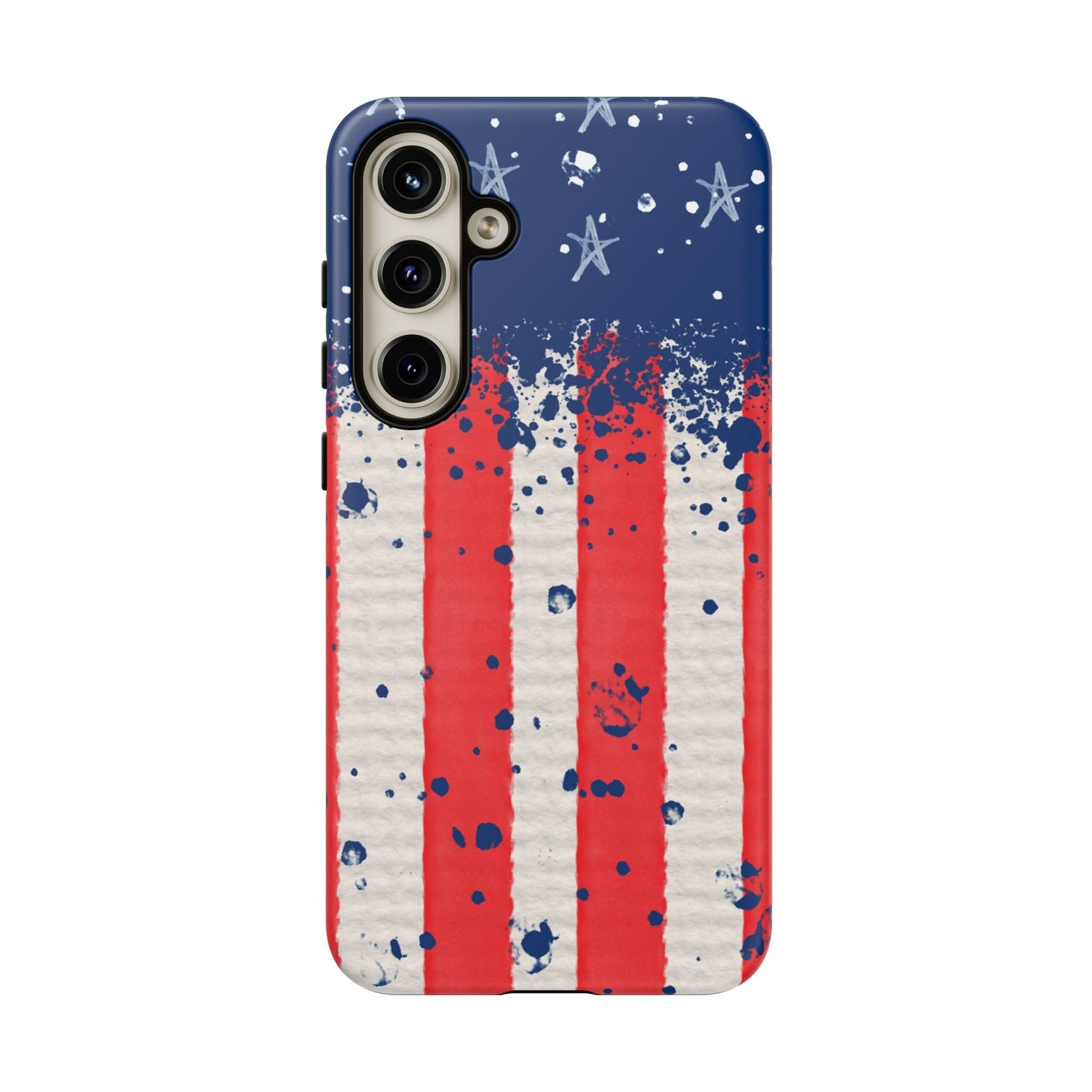 Vintage American Flag Splatter – Samsung Galaxy Case - BOGO Cases
