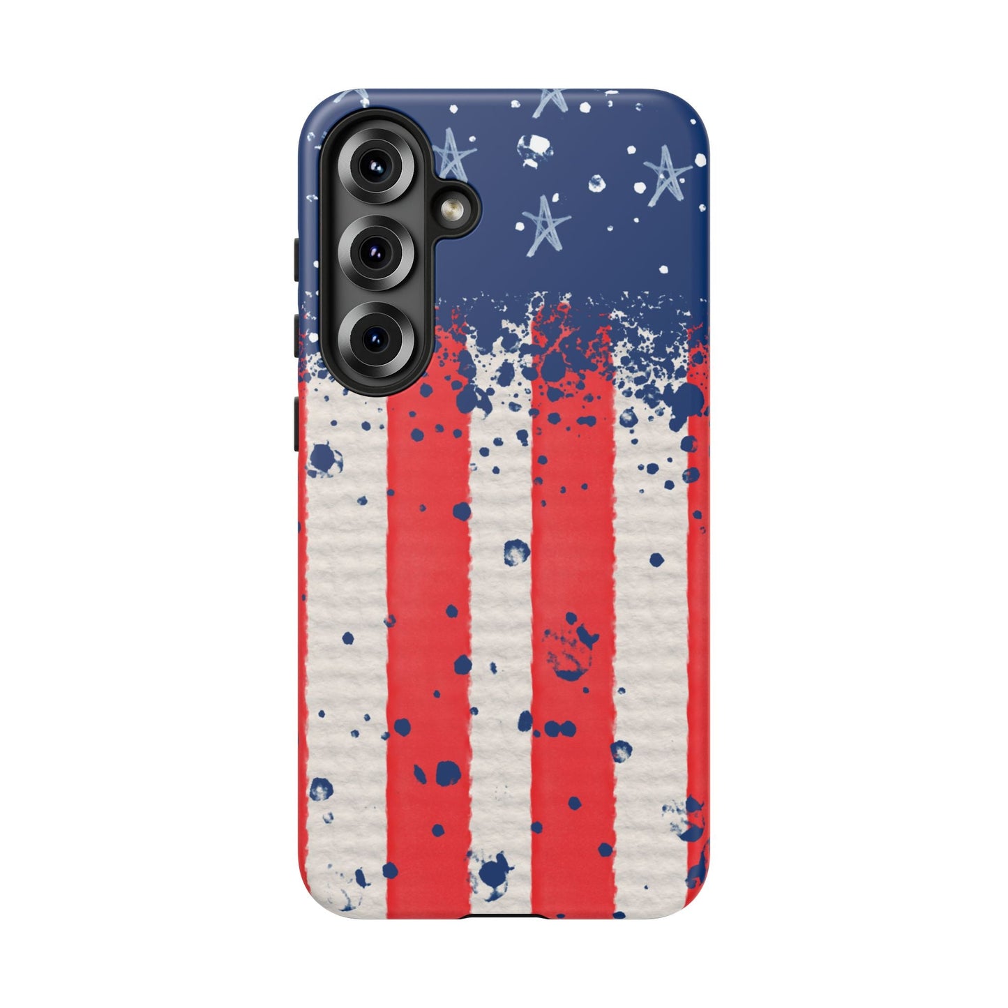 Vintage American Flag Splatter – Samsung Galaxy Case - BOGO Cases