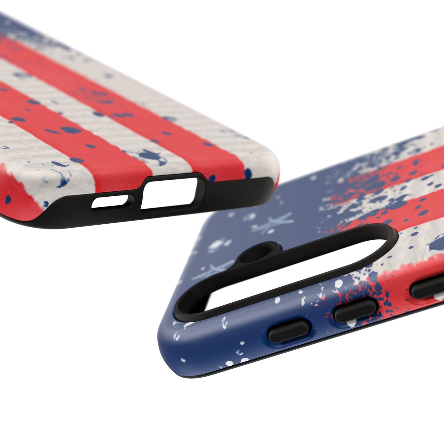 Vintage American Flag Splatter – Samsung Galaxy Case - BOGO Cases