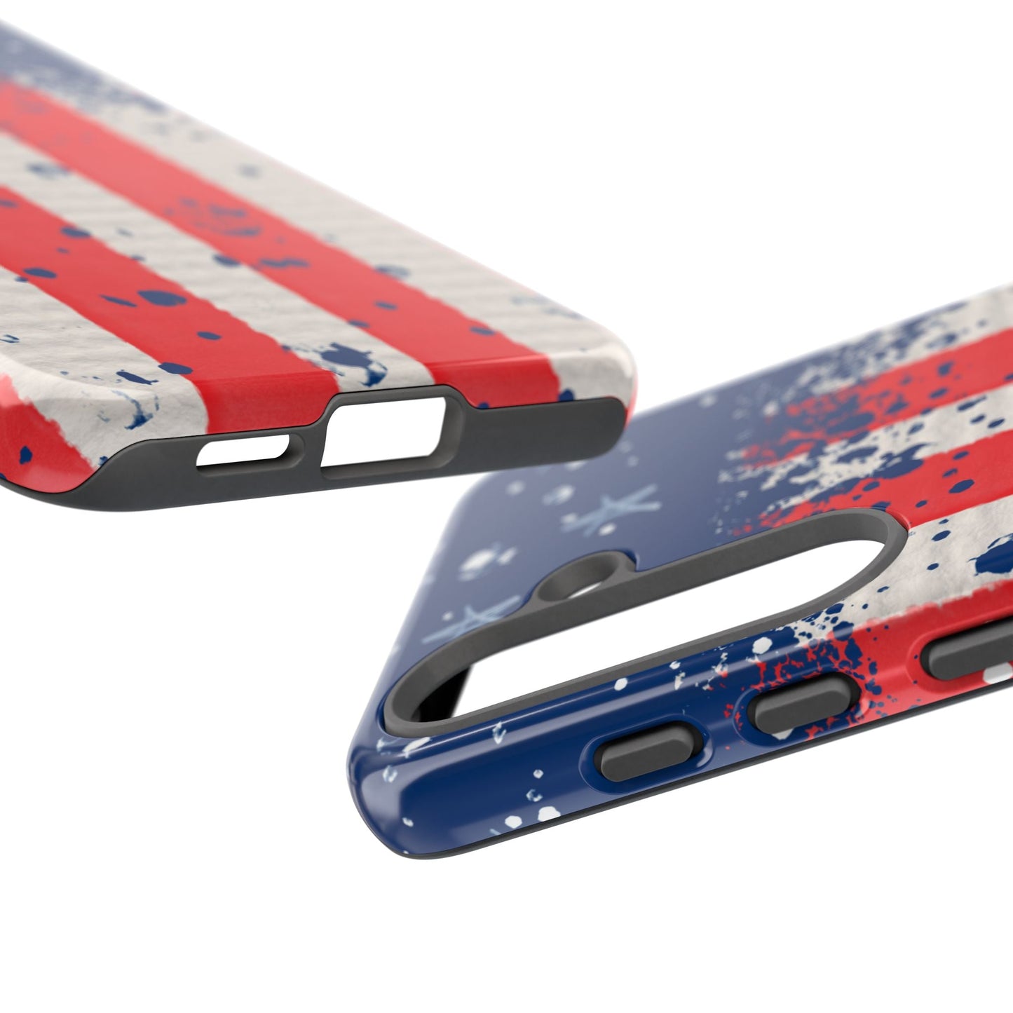 Vintage American Flag Splatter – Samsung Galaxy Case - BOGO Cases