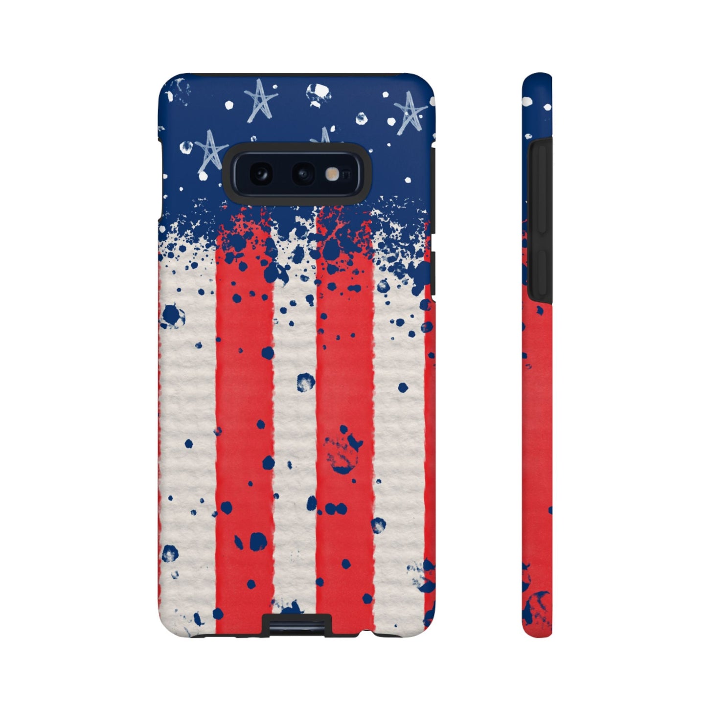 Vintage American Flag Splatter – Samsung Galaxy Case - BOGO Cases