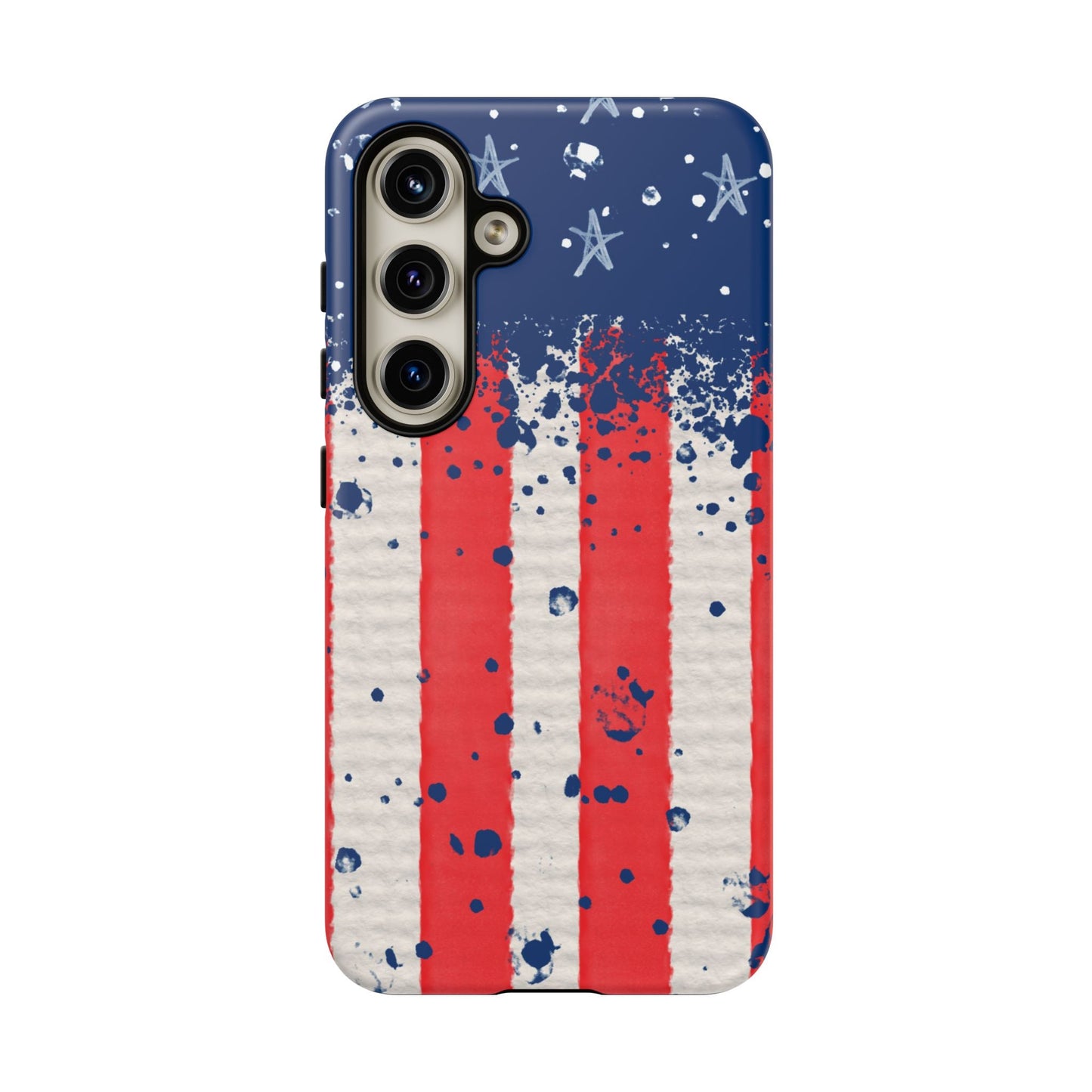 Vintage American Flag Splatter – Samsung Galaxy Case - BOGO Cases