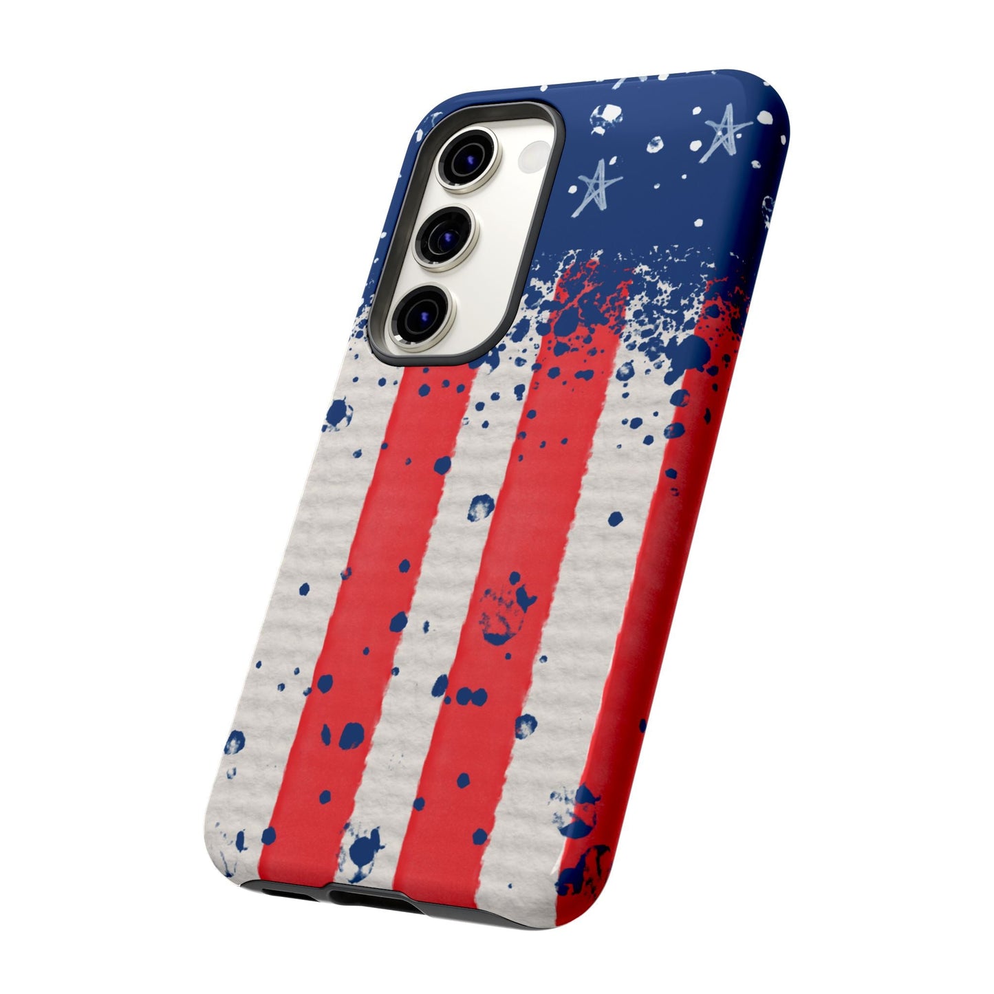 Vintage American Flag Splatter – Samsung Galaxy Case - BOGO Cases