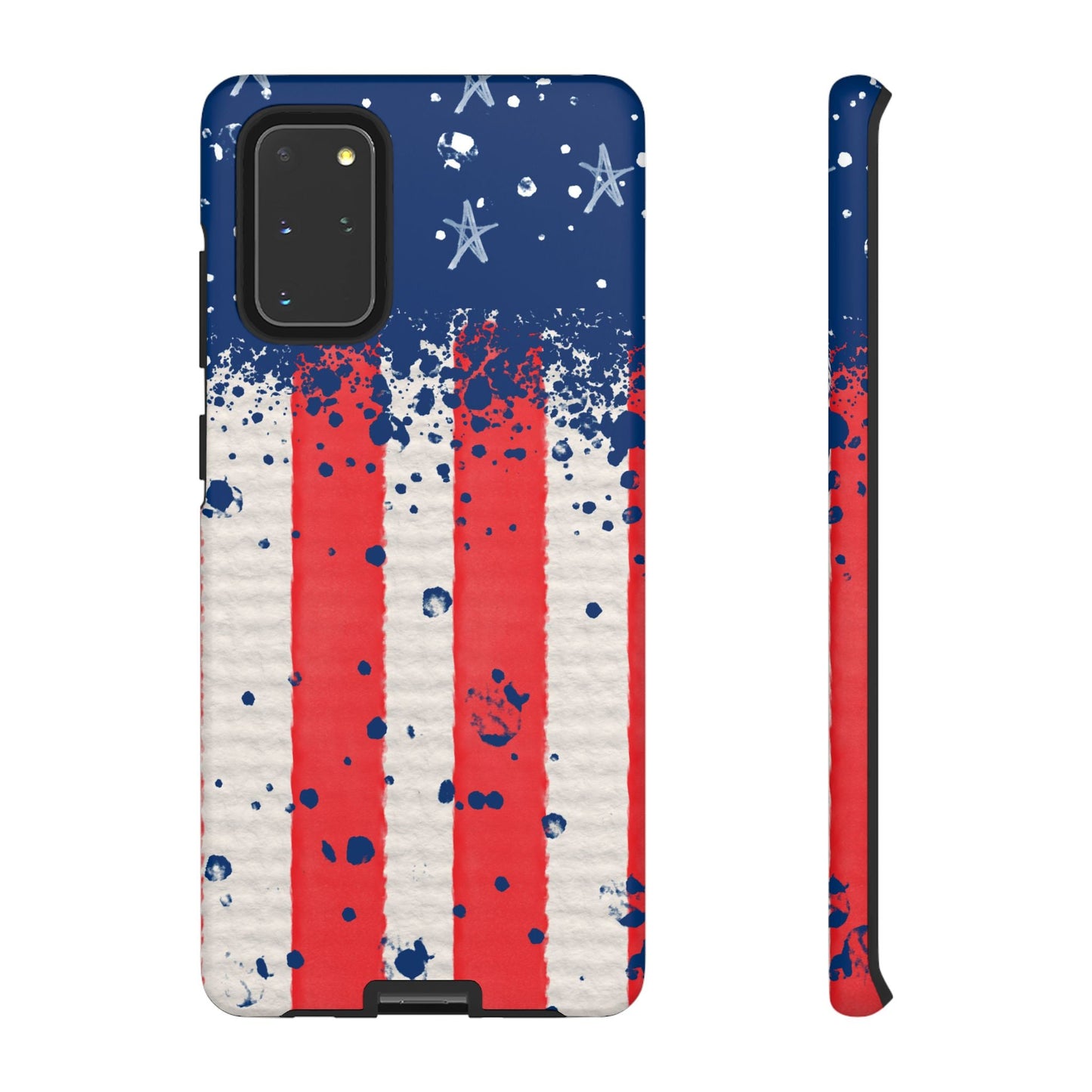 Vintage American Flag Splatter – Samsung Galaxy Case - BOGO Cases