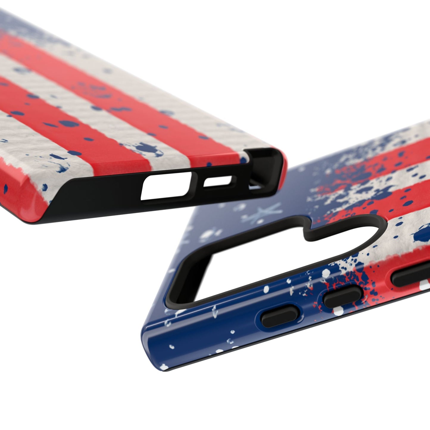 Vintage American Flag Splatter – Samsung Galaxy Case - BOGO Cases