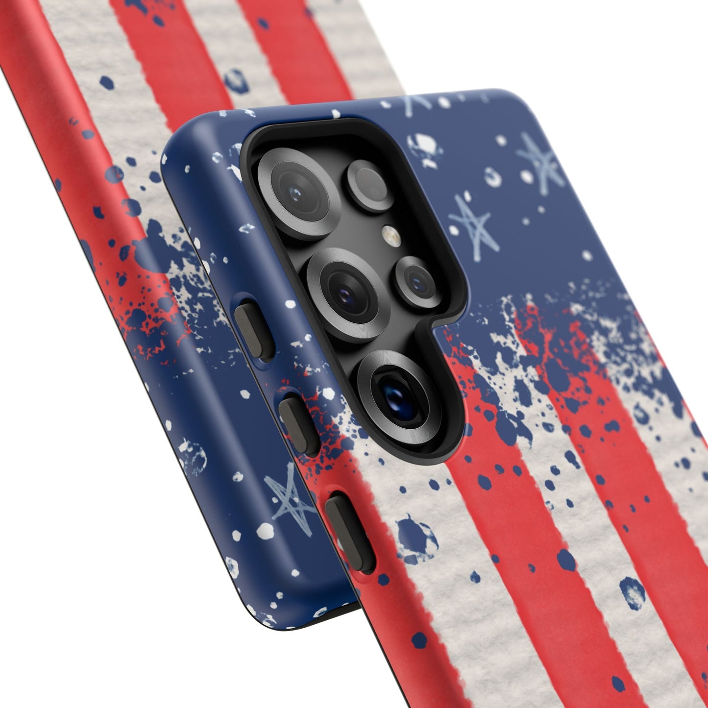Vintage American Flag Splatter – Samsung Galaxy Case - BOGO Cases