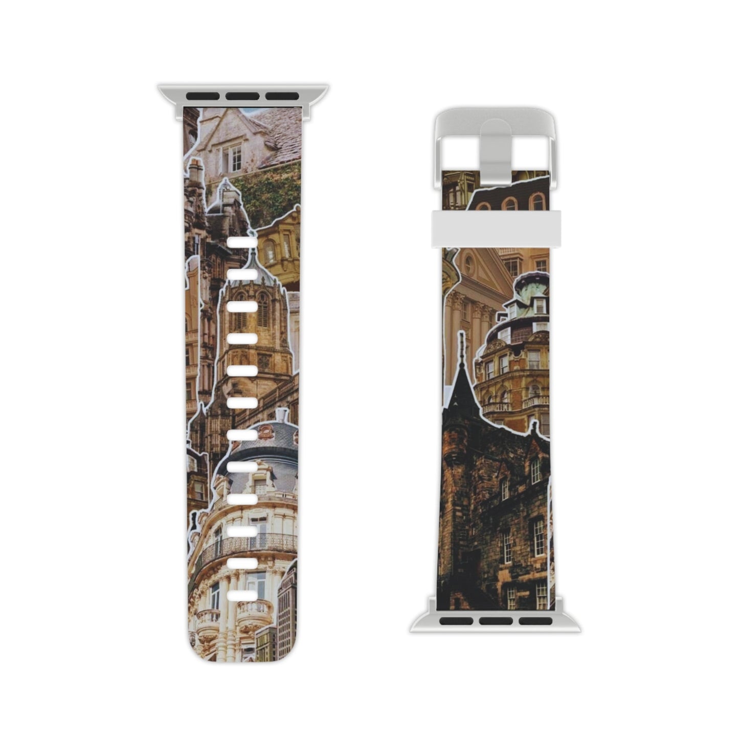 Vintage Architectural Collage Apple Watch Band - BOGO Cases
