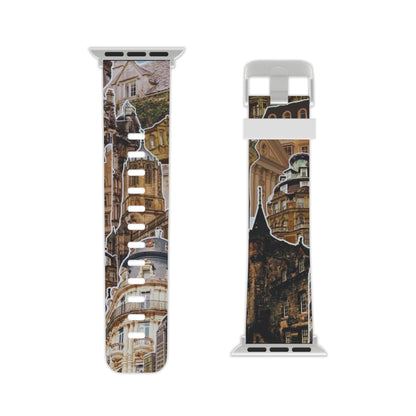 Vintage Architectural Collage Apple Watch Band - BOGO Cases