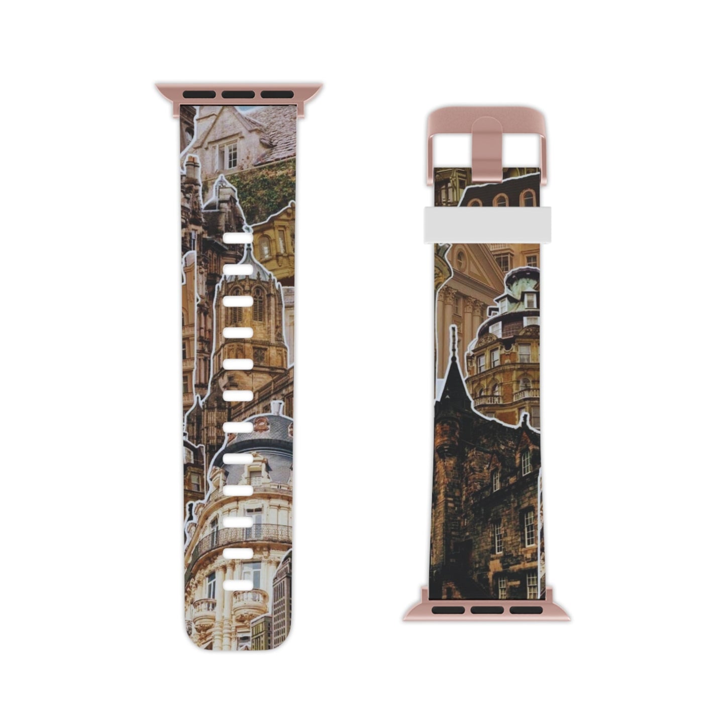 Vintage Architectural Collage Apple Watch Band - BOGO Cases