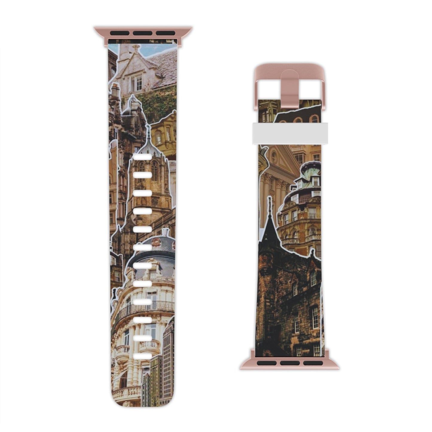 Vintage Architectural Collage Apple Watch Band - BOGO Cases
