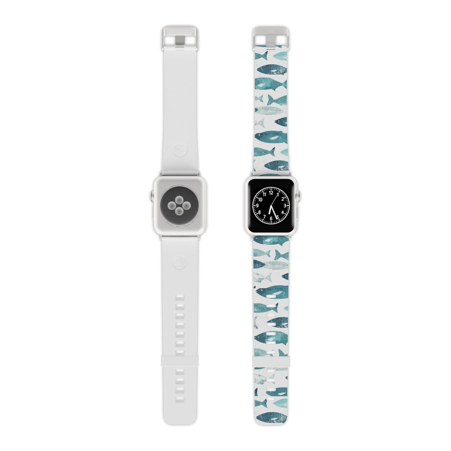 Vintage Blue Fish Print Apple Watch Band - BOGO Cases