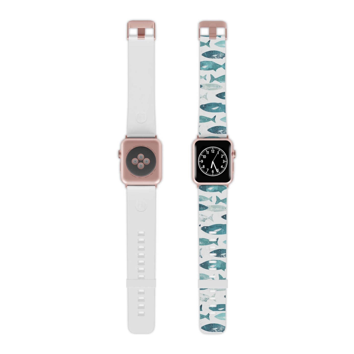 Vintage Blue Fish Print Apple Watch Band - BOGO Cases