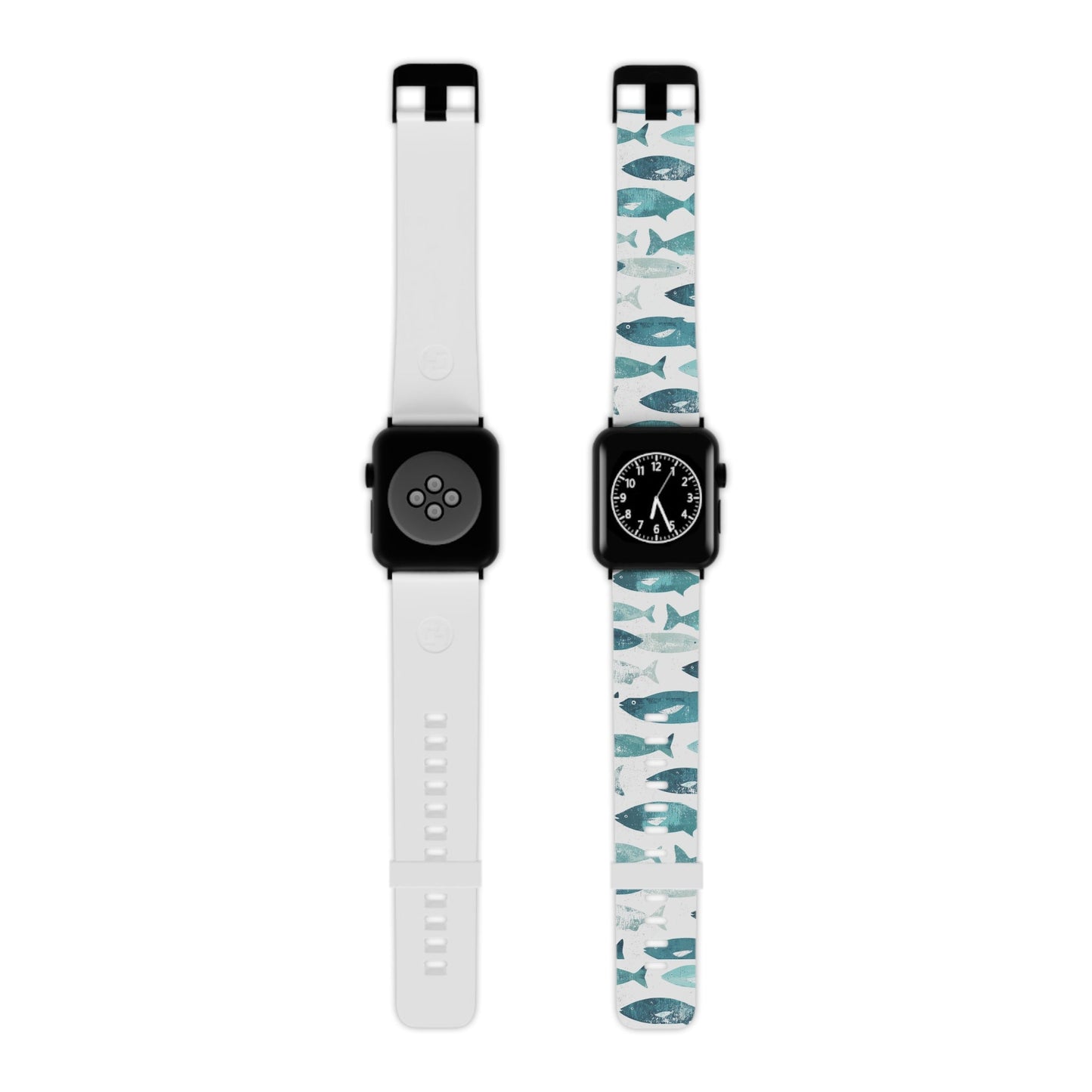 Vintage Blue Fish Print Apple Watch Band - BOGO Cases