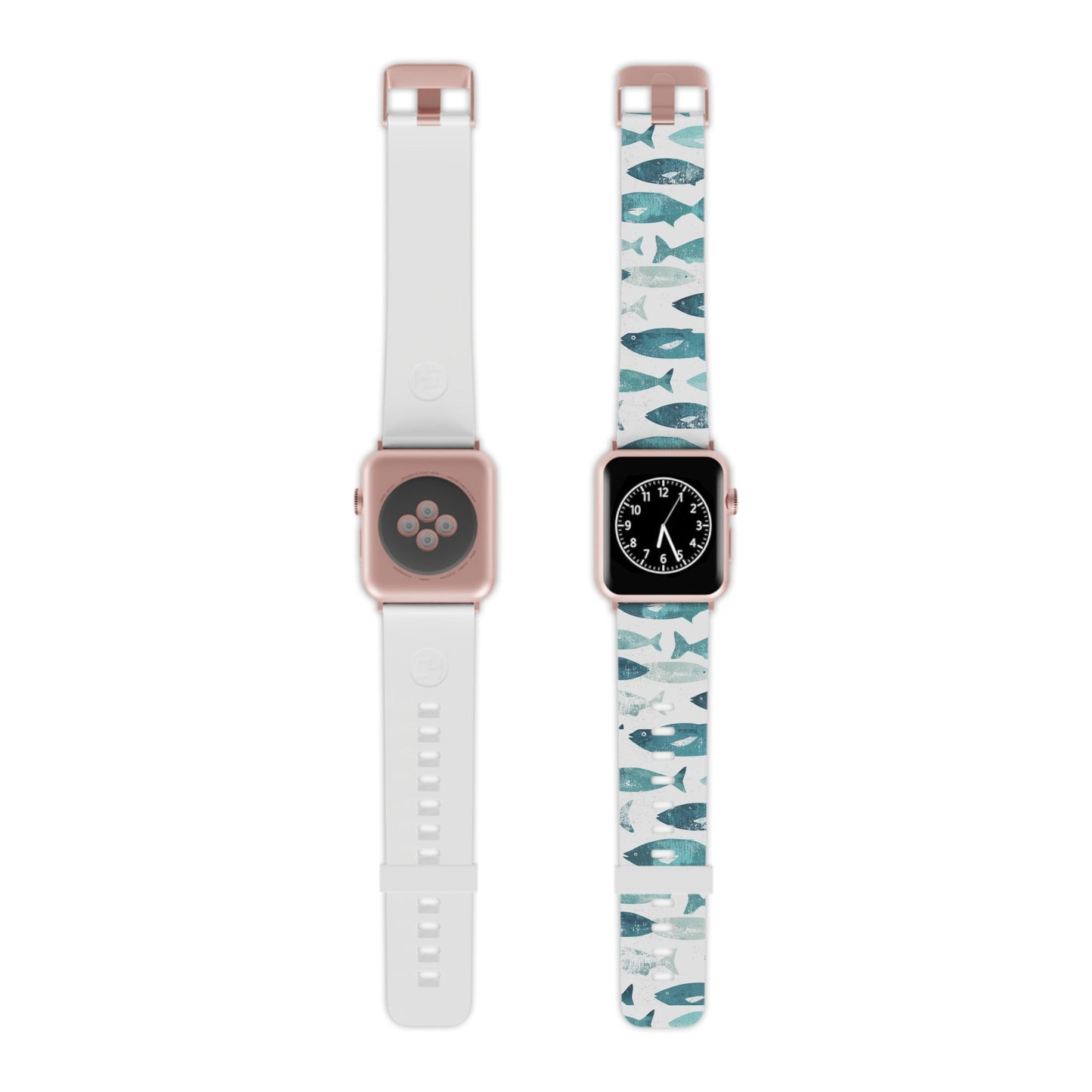 Vintage Blue Fish Print Apple Watch Band - BOGO Cases