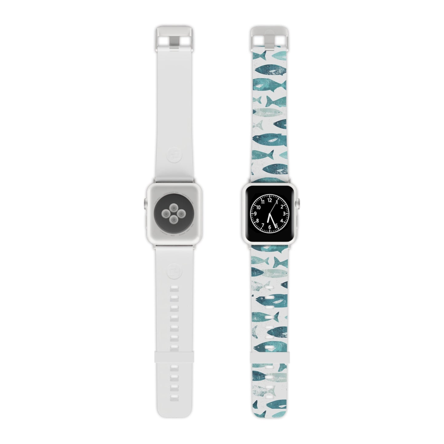 Vintage Blue Fish Print Apple Watch Band - BOGO Cases