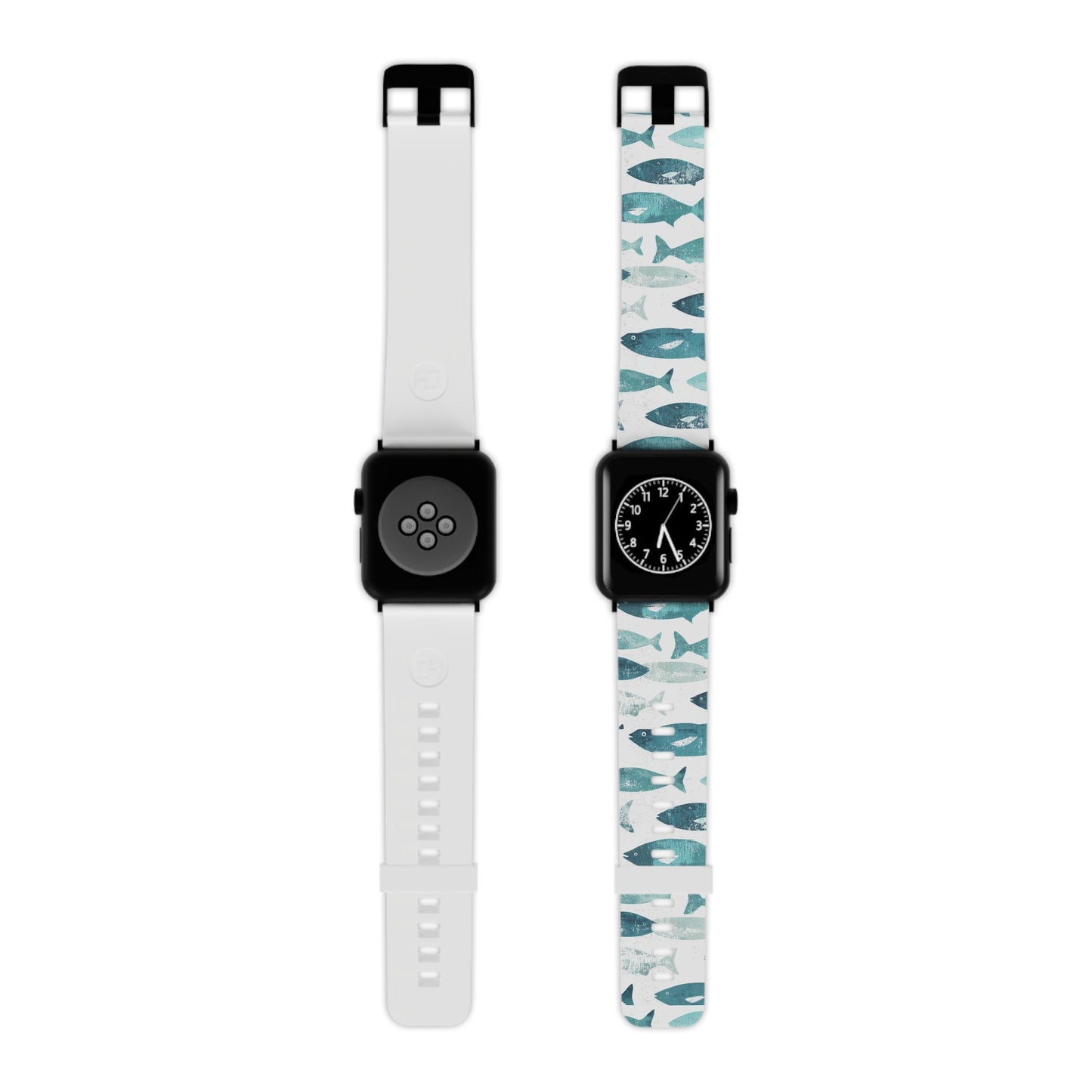 Vintage Blue Fish Print Apple Watch Band - BOGO Cases