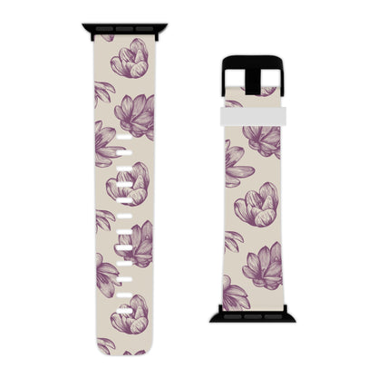 Vintage Botanical Floral Tough Apple Watch Band - BOGO Cases