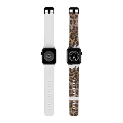 Vintage Distressed Leopard Print Apple Watch Band - BOGO Cases