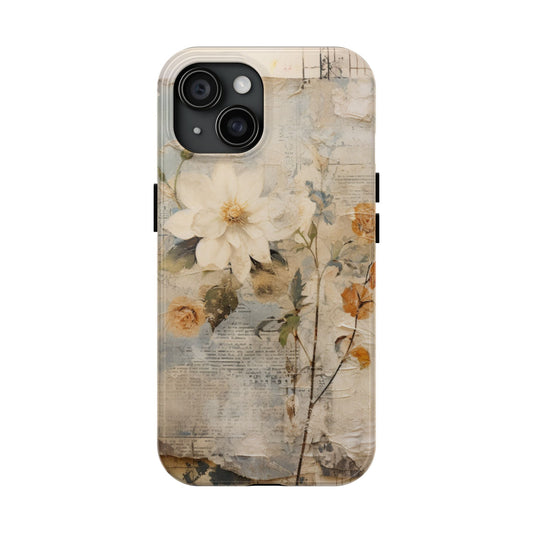 Vintage Floral Collage - iPhone Case, Elegant & Protective - BOGO Cases