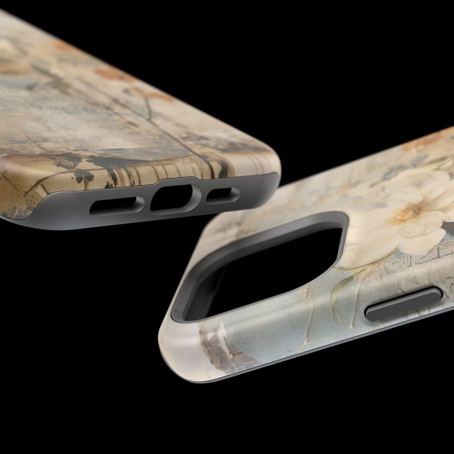 Vintage Floral Collage - MagSafe iPhone Case, Elegant & Protective - BOGO Cases