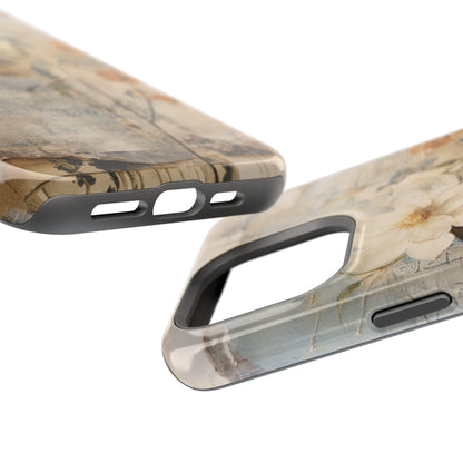 Vintage Floral Collage - MagSafe iPhone Case, Elegant & Protective - BOGO Cases