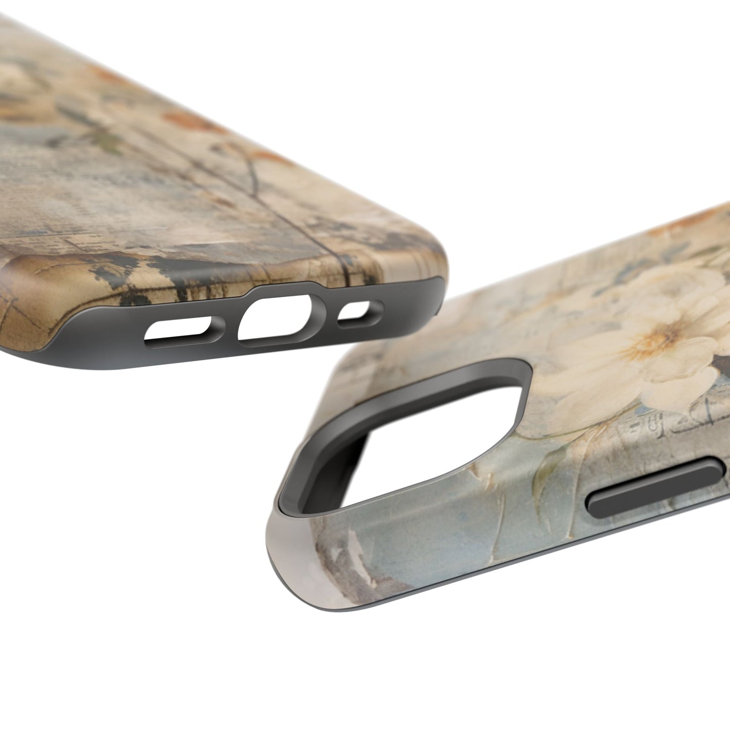 Vintage Floral Collage - MagSafe iPhone Case, Elegant & Protective - BOGO Cases
