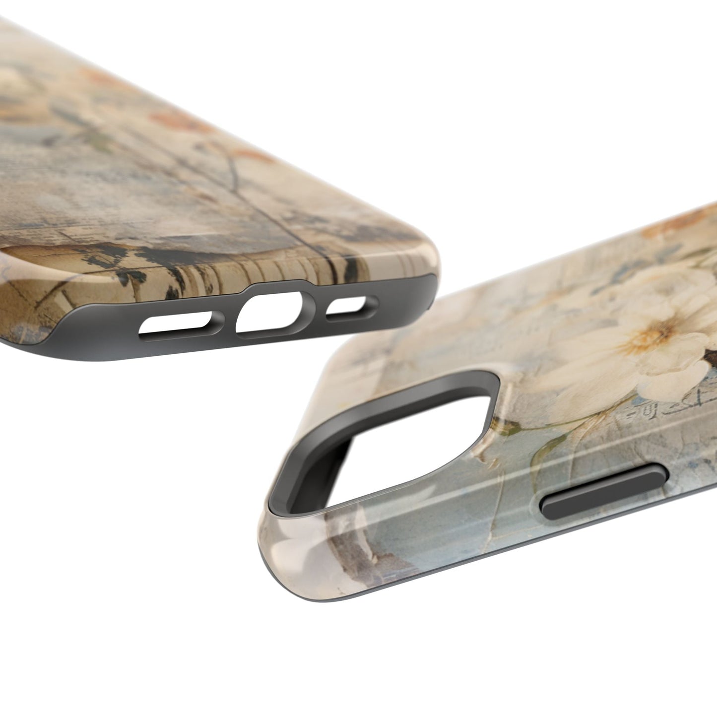 Vintage Floral Collage - MagSafe iPhone Case, Elegant & Protective - BOGO Cases