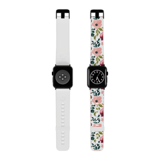 Vintage Garden Floral Watercolor  Apple Watch Band - BOGO Cases