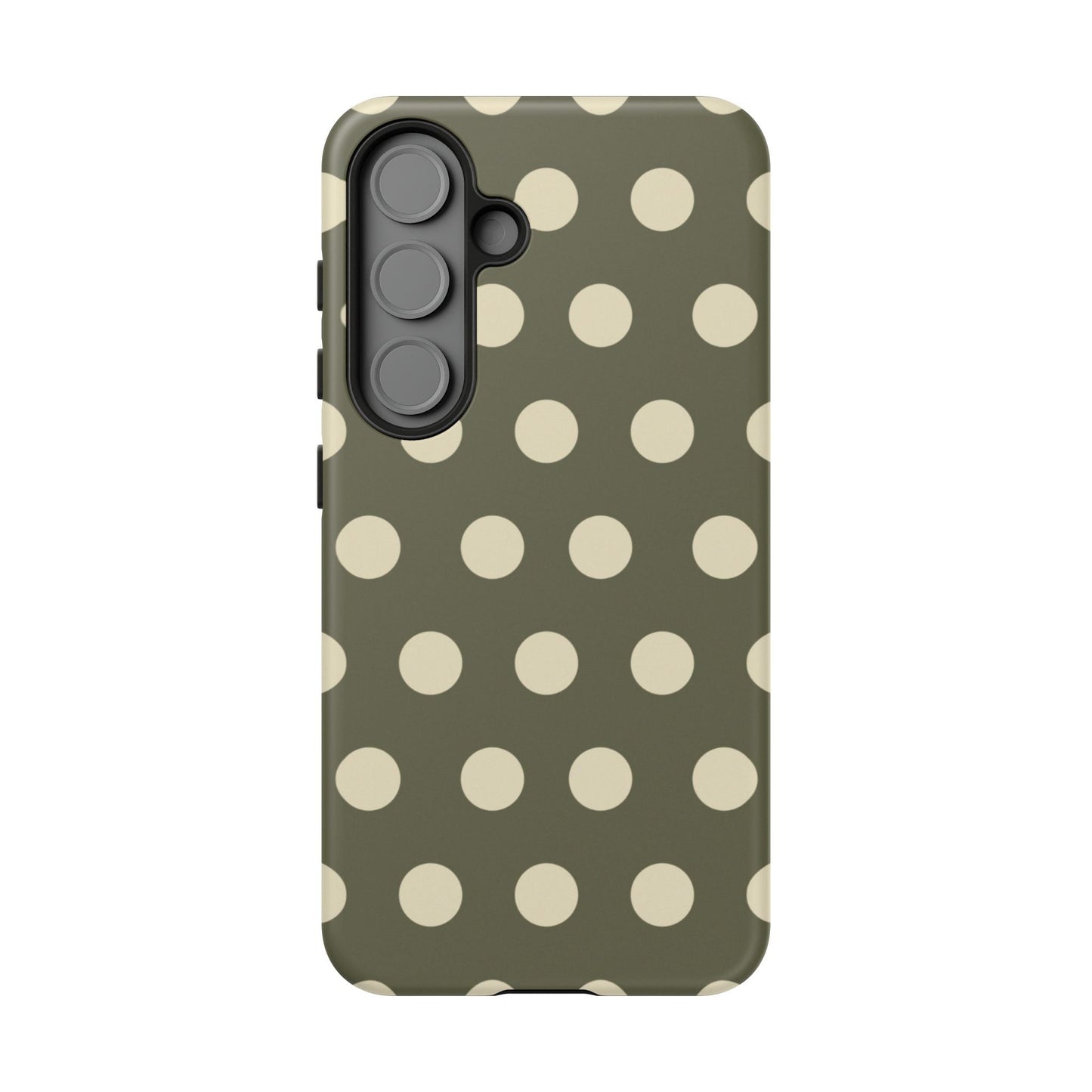 Vintage Green & Cream Polka Dots – Samsung Galaxy Case - BOGO Cases