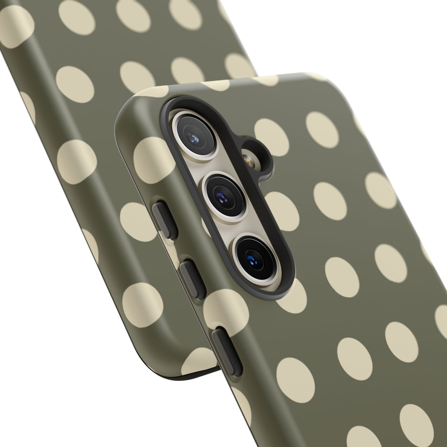 Vintage Green & Cream Polka Dots – Samsung Galaxy Case - BOGO Cases