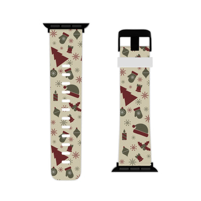 Vintage Holiday Cheer Apple Watch Band - BOGO Cases