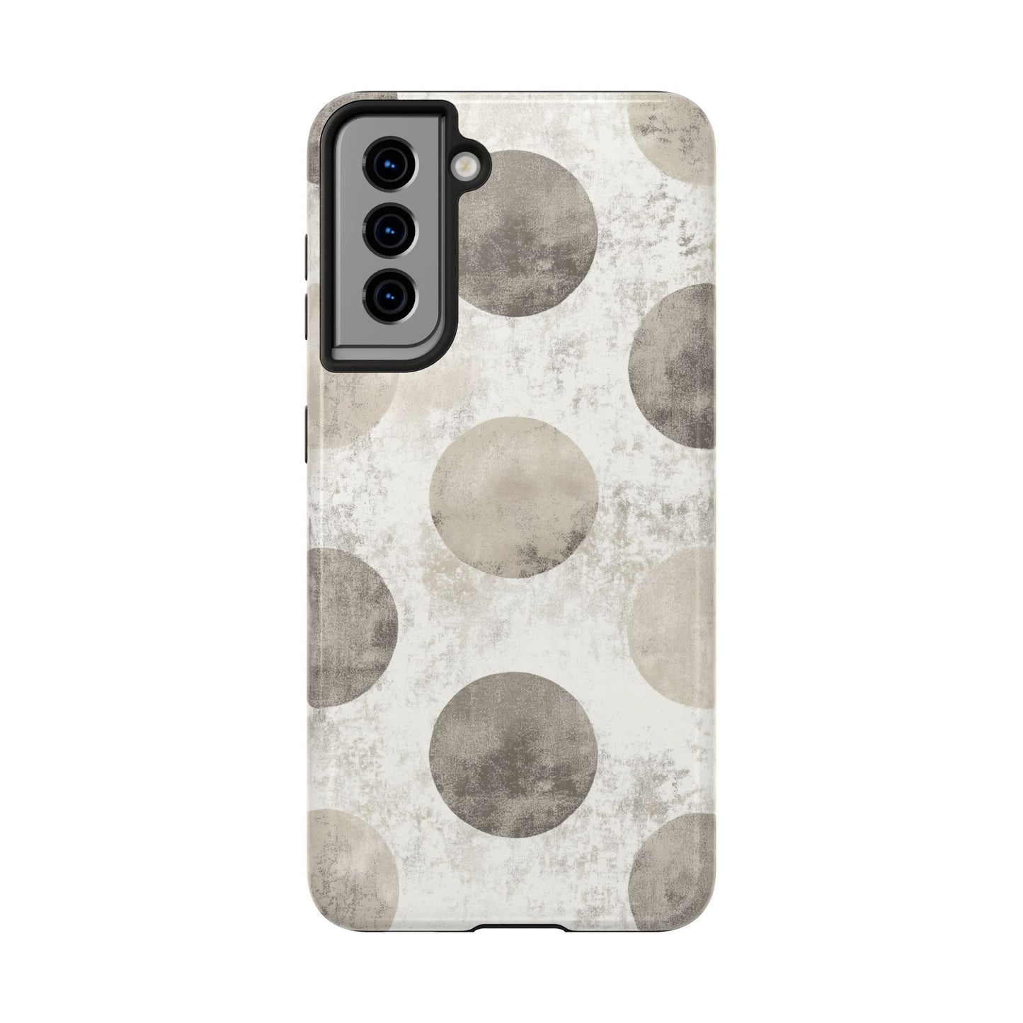 Vintage Polka Dot Samsung Galaxy Case - Minimalist Neutral Protective Cover - BOGO Cases