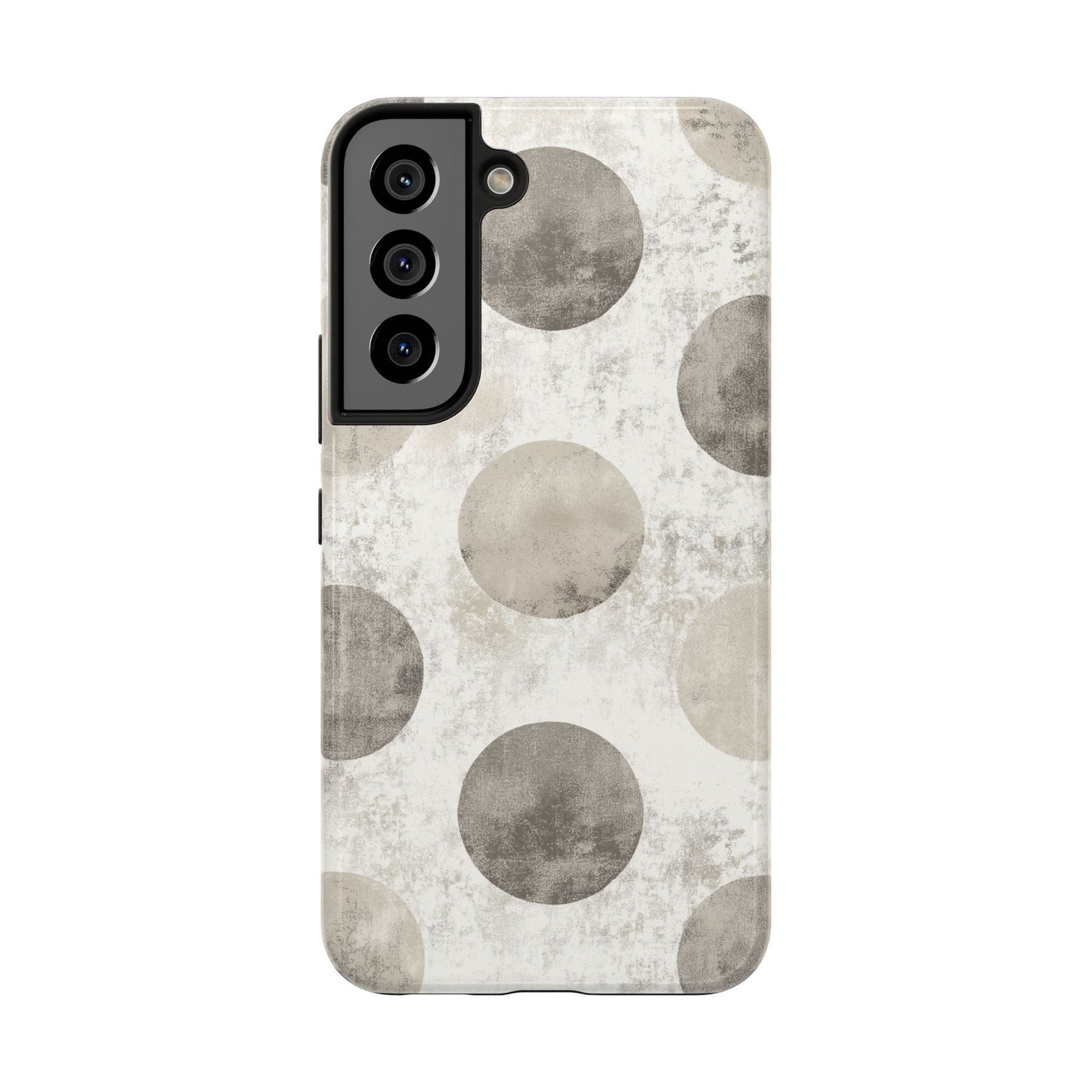 Vintage Polka Dot Samsung Galaxy Case - Minimalist Neutral Protective Cover - BOGO Cases