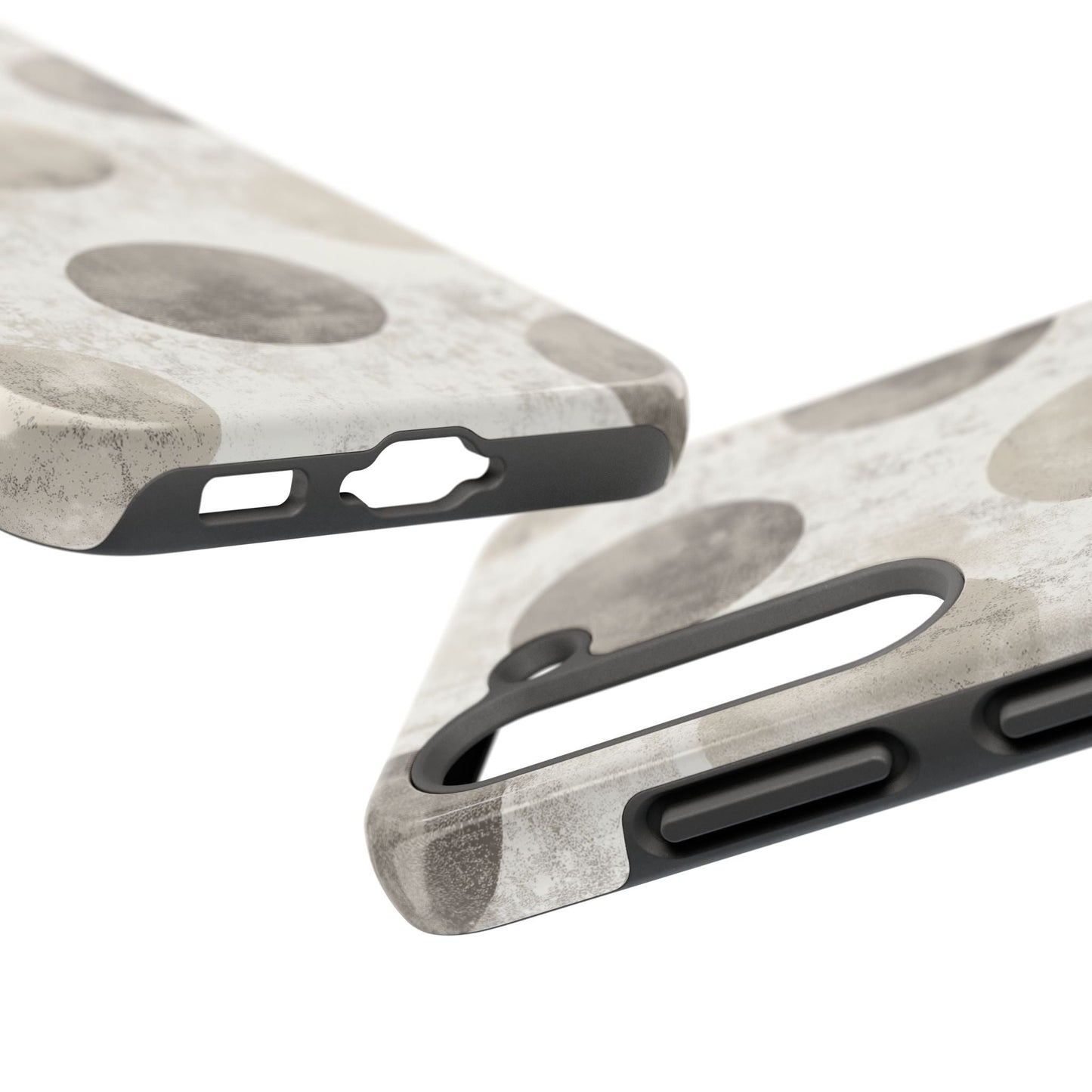 Vintage Polka Dot Samsung Galaxy Case - Minimalist Neutral Protective Cover - BOGO Cases