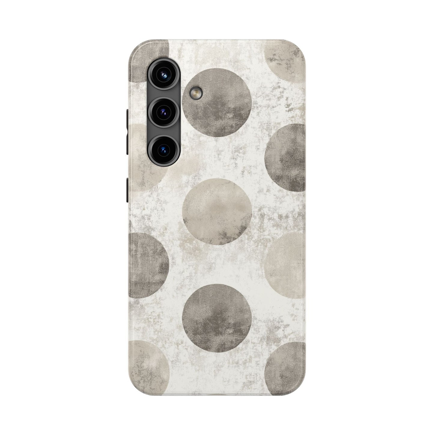 Vintage Polka Dot Samsung Galaxy Case - Minimalist Neutral Protective Cover - BOGO Cases