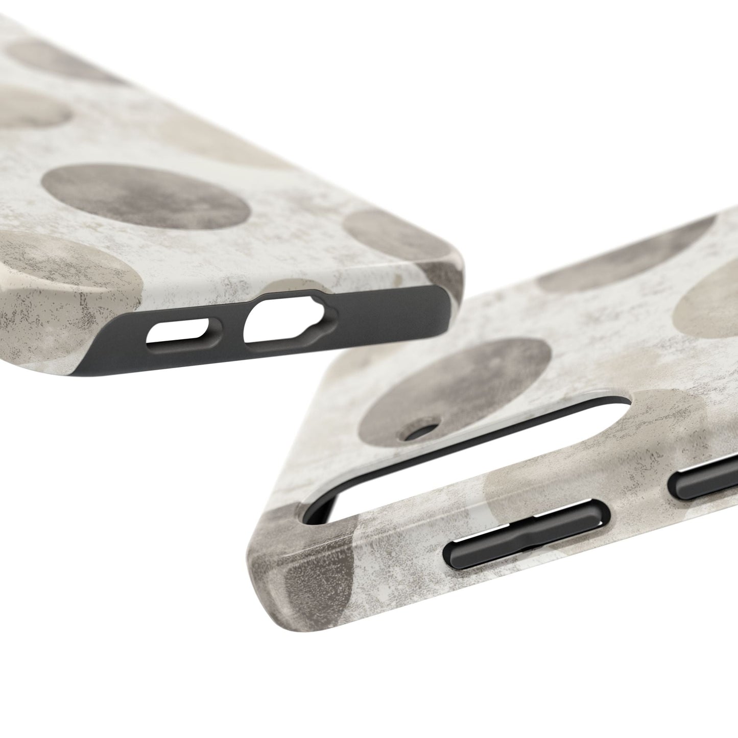 Vintage Polka Dot Samsung Galaxy Case - Minimalist Neutral Protective Cover - BOGO Cases