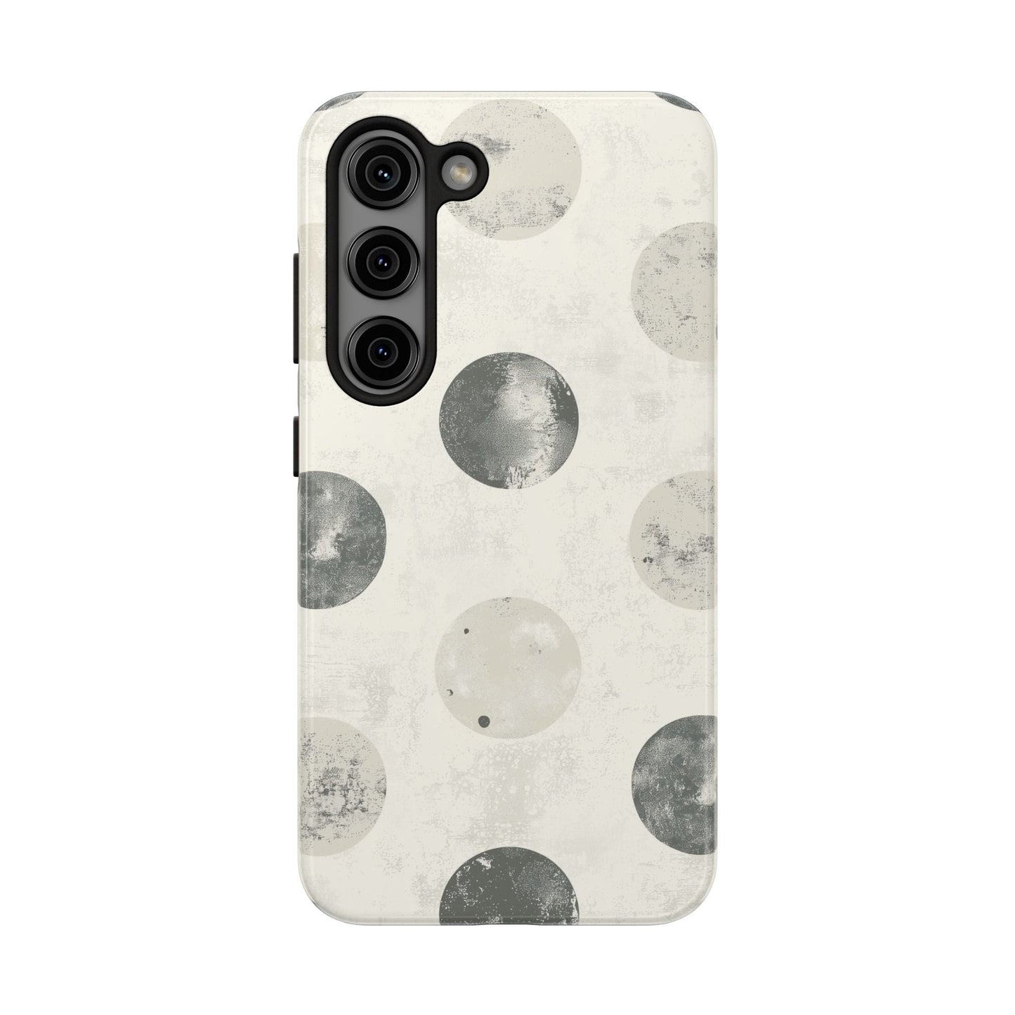 Vintage Polka Dot Samsung Galaxy Case - Neutral Retro Protective Cover - BOGO Cases