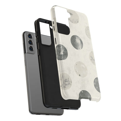 Vintage Polka Dot Samsung Galaxy Case - Neutral Retro Protective Cover - BOGO Cases