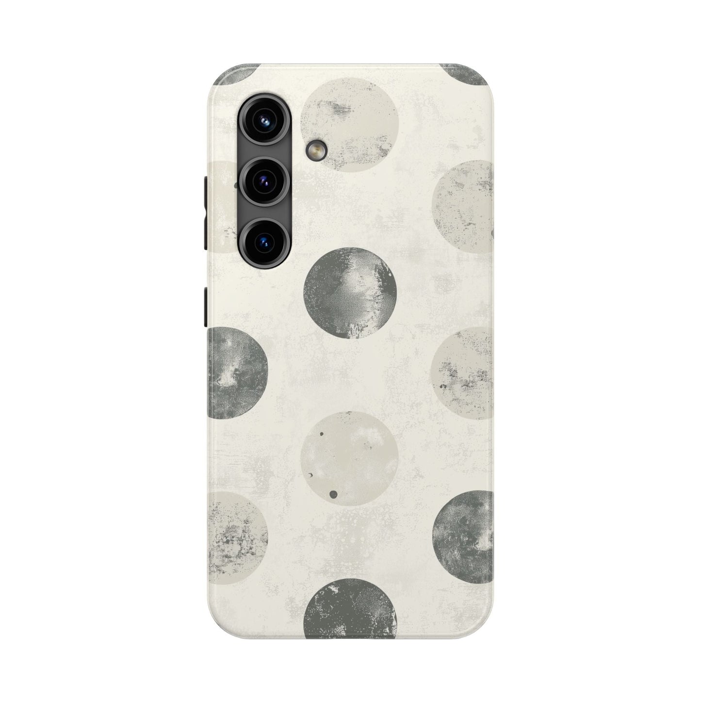 Vintage Polka Dot Samsung Galaxy Case - Neutral Retro Protective Cover - BOGO Cases