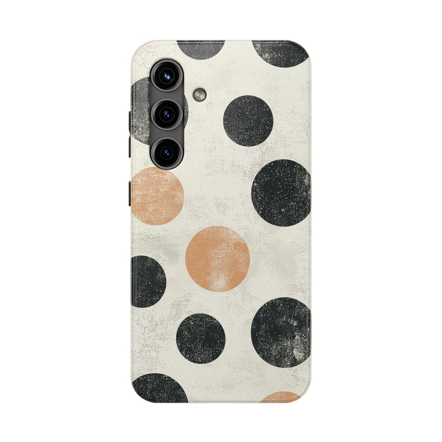 Vintage Polka Dot Samsung Galaxy Case - Retro Abstract Protective Cover - BOGO Cases