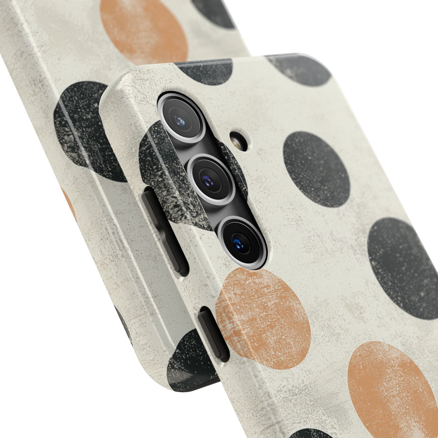 Vintage Polka Dot Samsung Galaxy Case - Retro Abstract Protective Cover - BOGO Cases