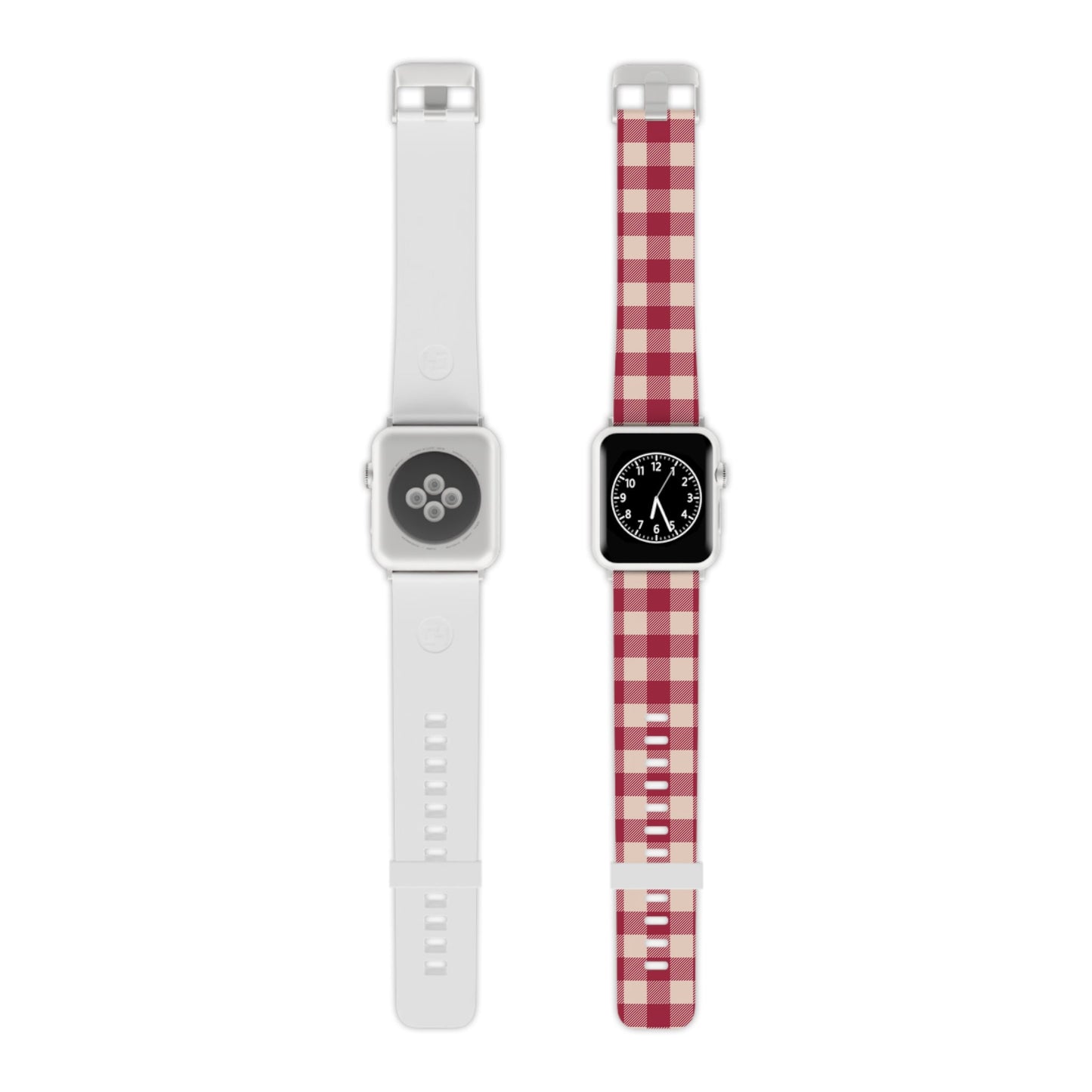 Vintage Red Gingham Check  Apple Watch Band - BOGO Cases