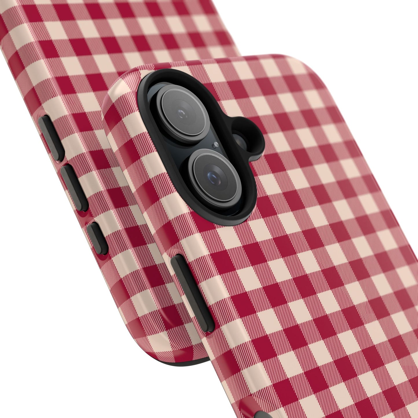 Vintage Red Gingham Check – iPhone Series Case - BOGO Cases
