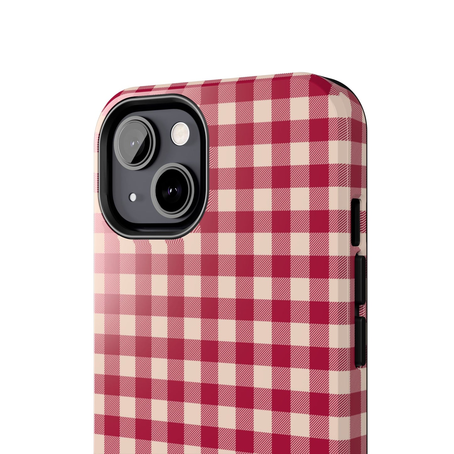 Vintage Red Gingham Check – iPhone Series Case - BOGO Cases