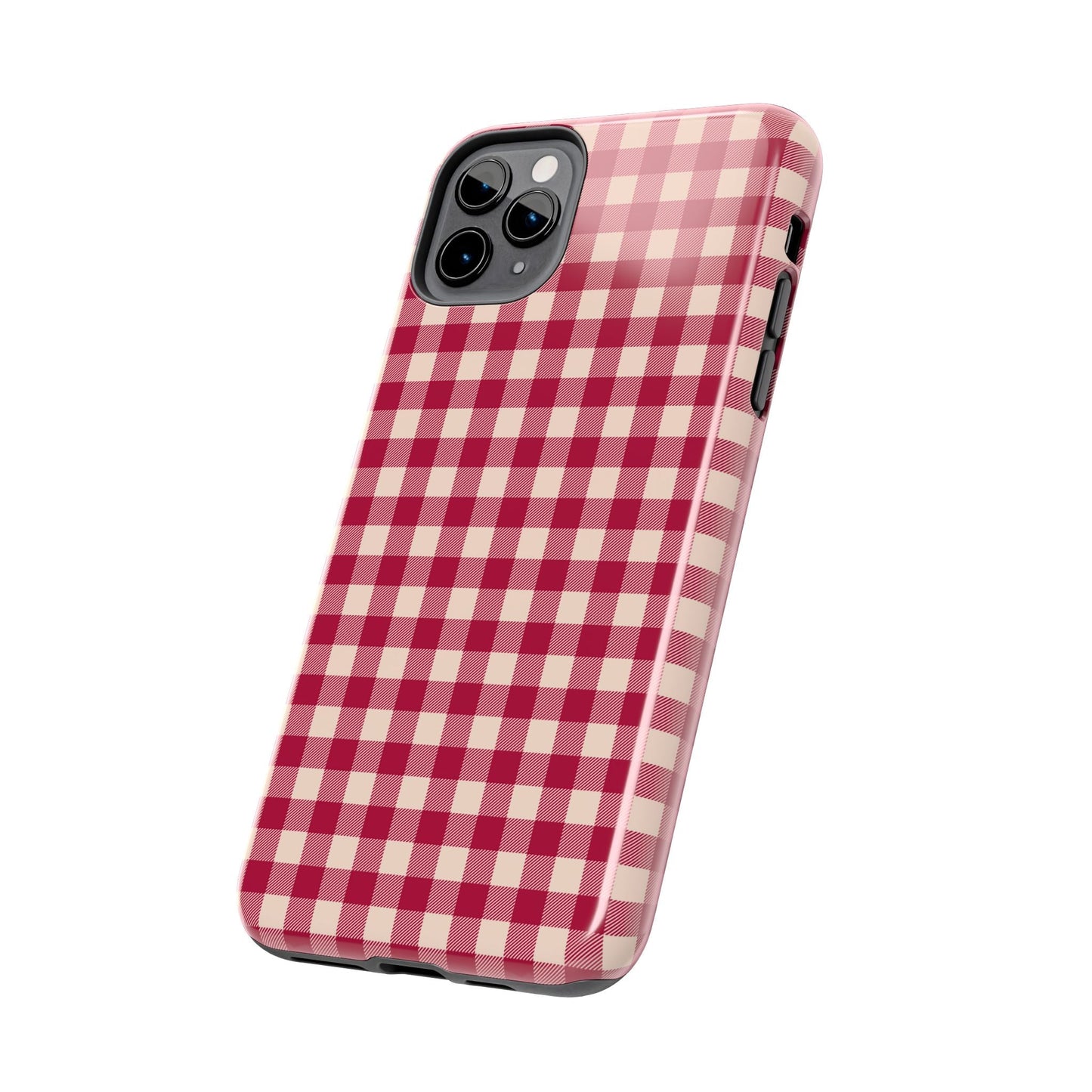 Vintage Red Gingham Check – iPhone Series Case - BOGO Cases