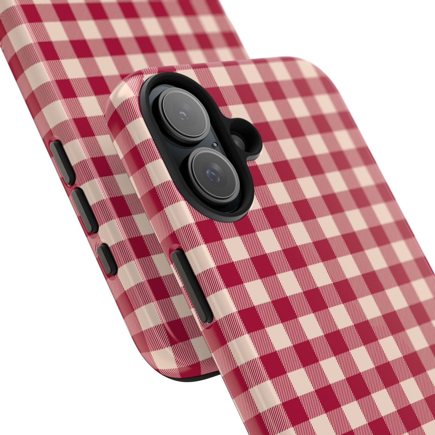 Vintage Red Gingham Check – iPhone Series Case - BOGO Cases