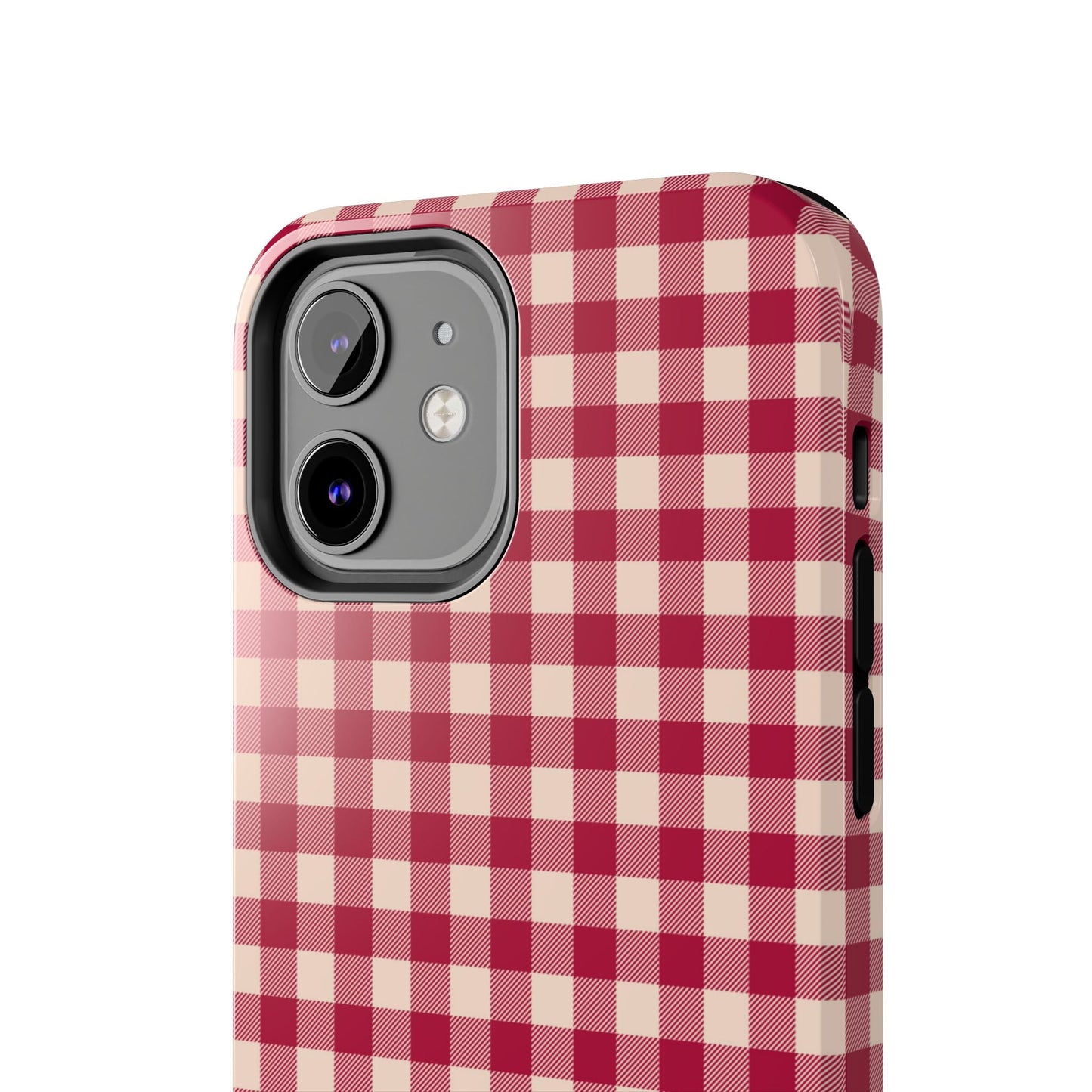 Vintage Red Gingham Check – iPhone Series Case - BOGO Cases