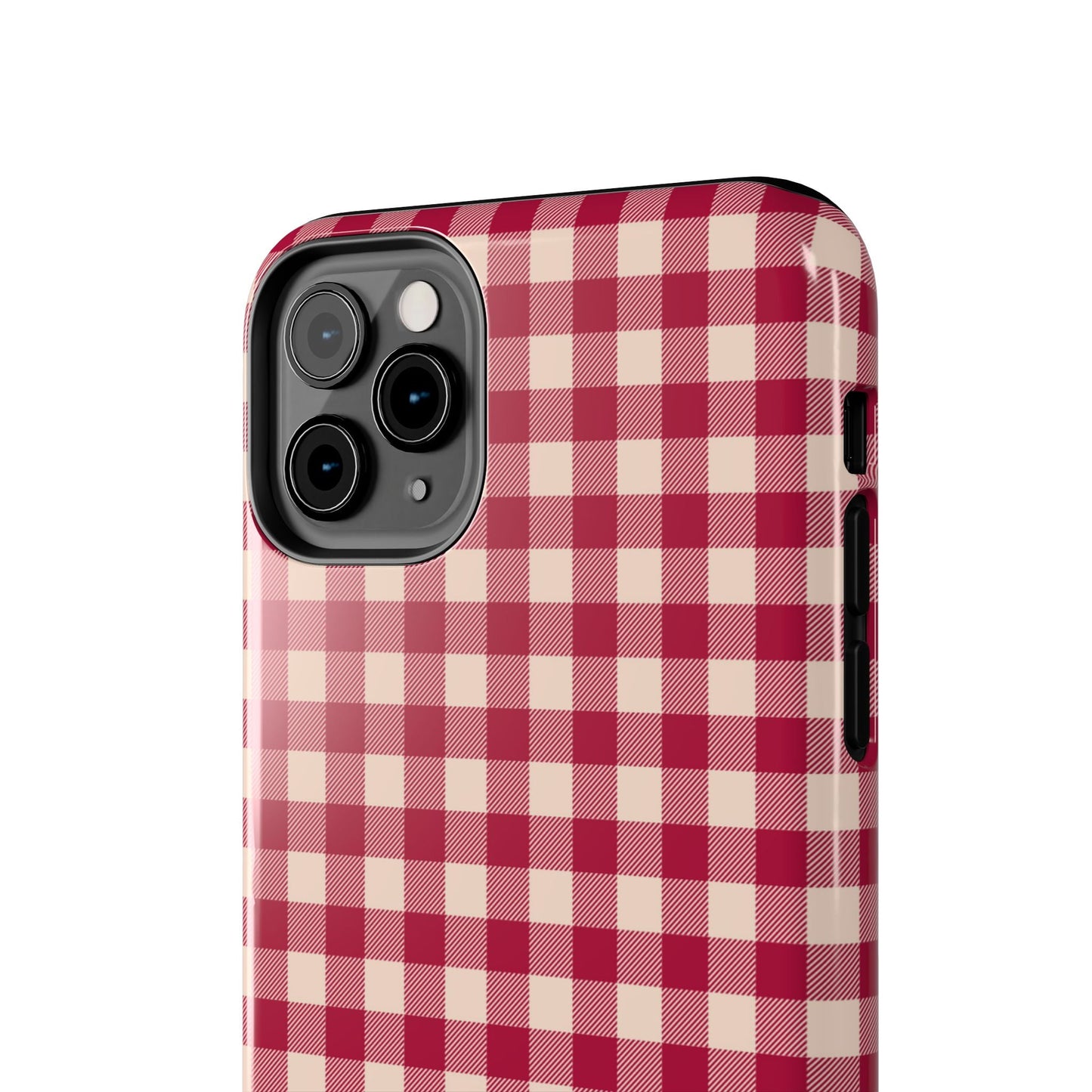 Vintage Red Gingham Check – iPhone Series Case - BOGO Cases