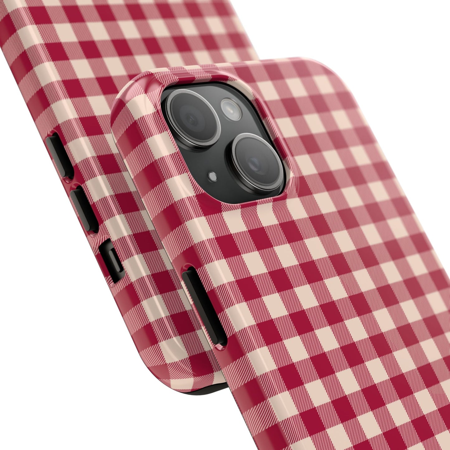 Vintage Red Gingham Check – iPhone Series Case - BOGO Cases