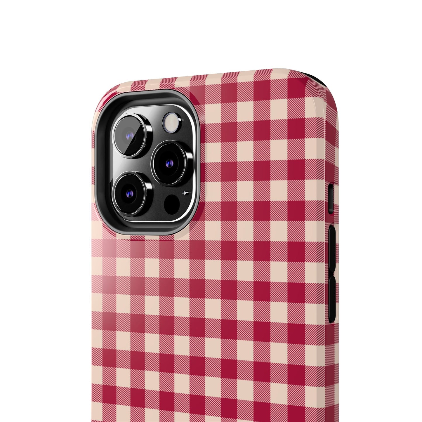 Vintage Red Gingham Check – iPhone Series Case - BOGO Cases